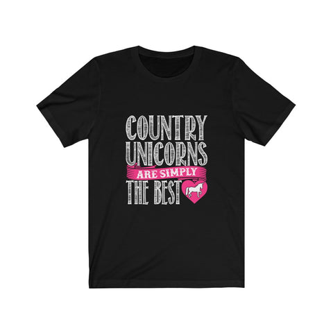 Image of Country Unicorns Are Simply The Best - Unisex Tee