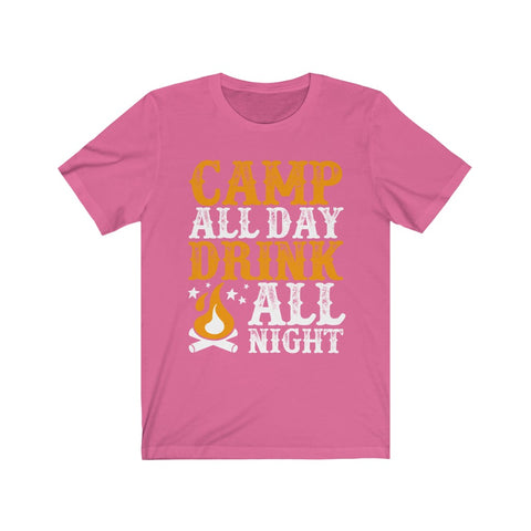 Image of Camp All Day Drink All Night - Unisex Tee