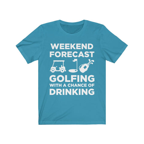 Image of Golfing With A Chance of Drinking - Unisex Tee