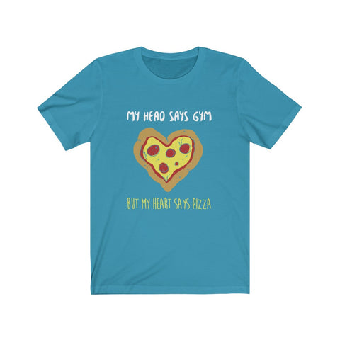 Image of My Heart Says Pizza - Unisex Tee