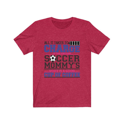 Image of Soccer Mommy's Cup of Coffee - Unisex Tee