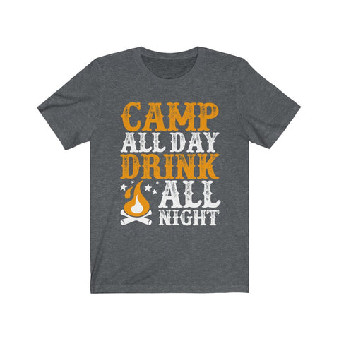 Image of Camp All Day Drink All Night - Unisex Tee