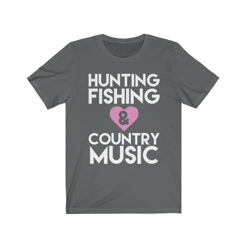 Image of Hunting Fishing & Country Music - Unisex Tee