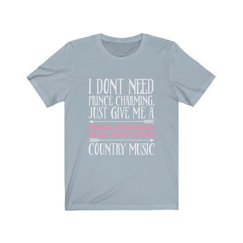 Image of Man Who Loves Country Music - Unisex Tee