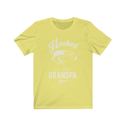 Image of Hooked On Being Grandpa - Unisex Tee