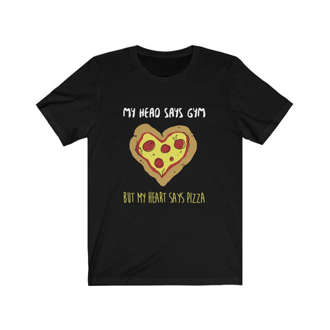 Image of My Heart Says Pizza - Unisex Tee