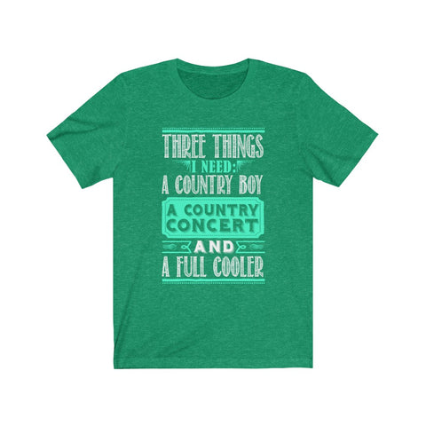 Image of I Need A Country Boy A Country Concert - Unisex Tee