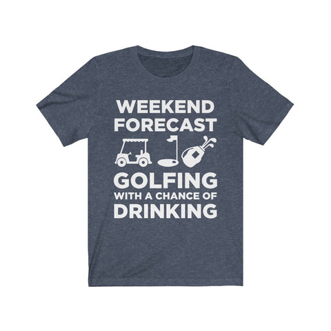 Image of Golfing With A Chance of Drinking - Unisex Tee