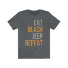 Eat Beach Jeep Repeat - Unisex Tee