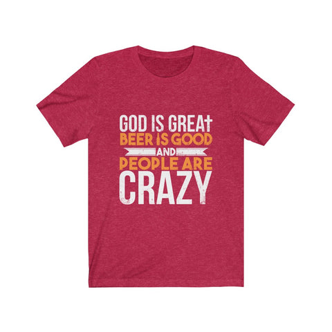 Image of God is Great Beer is Good - Unisex Tee