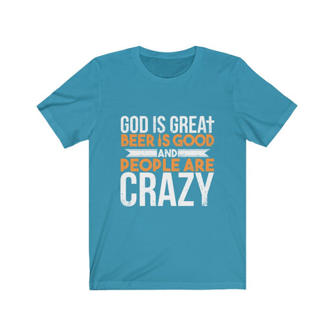 Image of God is Great Beer is Good - Unisex Tee