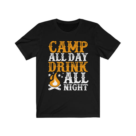 Image of Camp All Day Drink All Night - Unisex Tee