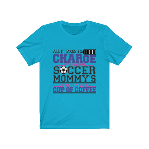 Image of Soccer Mommy's Cup of Coffee - Unisex Tee