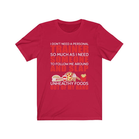 Image of Unhealthy Foods Out of My Hand - Unisex Tee
