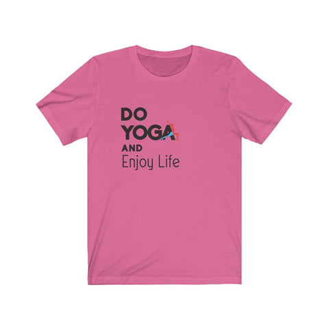 Image of Do Yoga And Enjoy Life - Unisex Tee