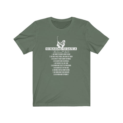 Image of Golfer - Unisex Tee