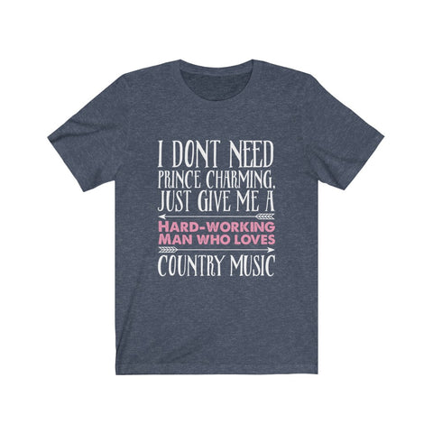 Image of Man Who Loves Country Music - Unisex Tee