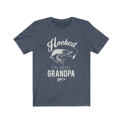 Image of Hooked On Being Grandpa - Unisex Tee