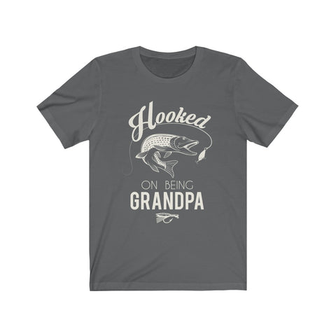 Image of Hooked On Being Grandpa - Unisex Tee