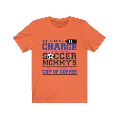 Image of Soccer Mommy's Cup of Coffee - Unisex Tee