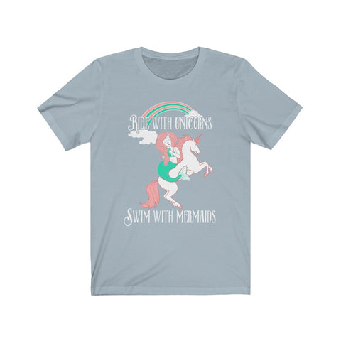 Image of Ride With Unicorns - Unisex Tee