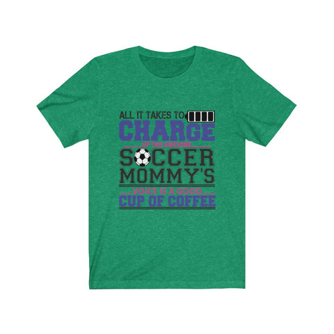 Image of Soccer Mommy's Cup of Coffee - Unisex Tee