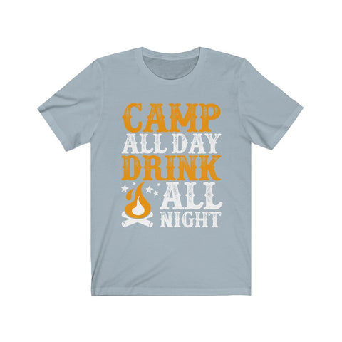 Image of Camp All Day Drink All Night - Unisex Tee