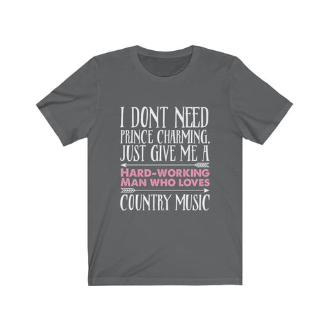 Image of Man Who Loves Country Music - Unisex Tee