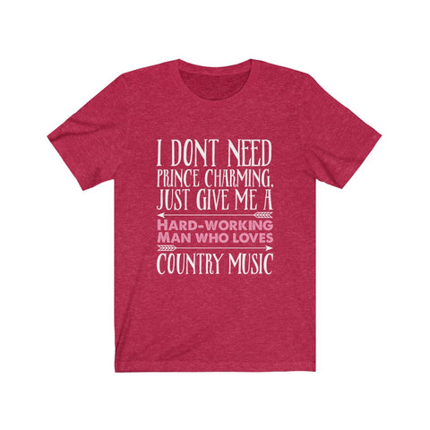 Image of Man Who Loves Country Music - Unisex Tee