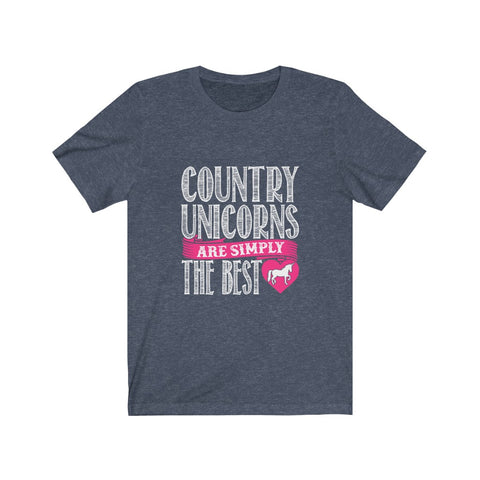 Image of Country Unicorns Are Simply The Best - Unisex Tee