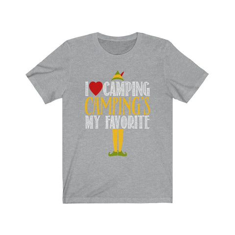 Image of I Love Camping Camping's My Favorite - Unisex Tee