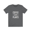 Coffee Cats Plants - Unisex Tee