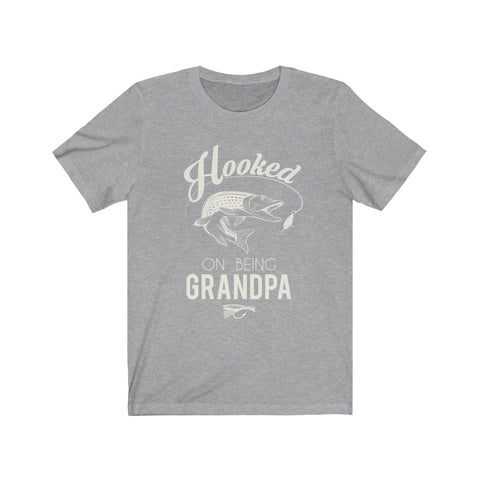 Image of Hooked On Being Grandpa - Unisex Tee