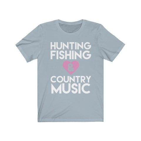 Image of Hunting Fishing & Country Music - Unisex Tee